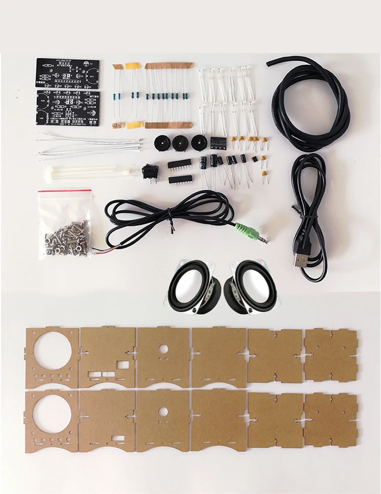 Высокое качество смешной DIY корпус мини 3W динамик компьютер аудио Профессиональный 8002 музыкальный усилитель чипа динамик телефон