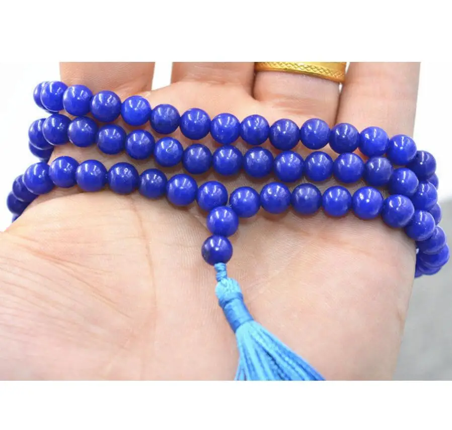 Модные ювелирные изделия Бесплатная доставка натуральный камень 6 мм буддийский