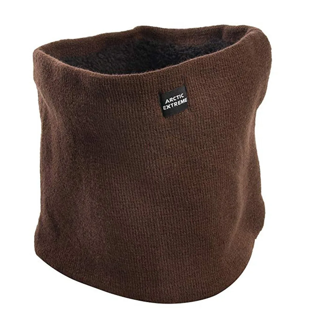 Мужской осенне-зимний теплый шарф Wome Bufanda толстый вязаный воротник |