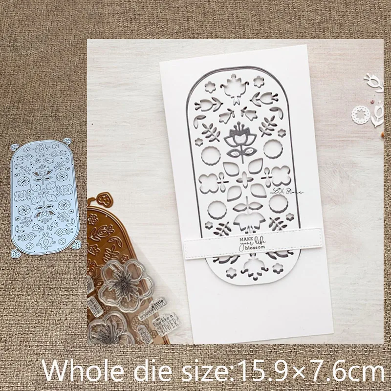 

XLDesign Craft Metal stencil mold Cutting Dies flower leaves frame scrapbook die cuts Album Paper Card Craft Embossing