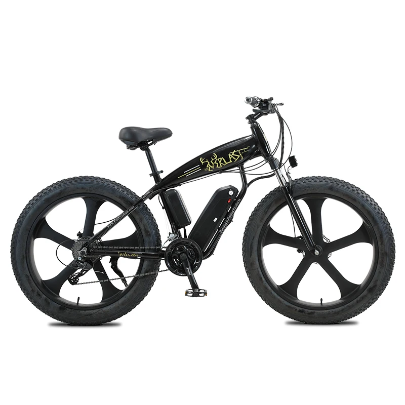 Günstig 26 InchElectric Bike 1000W 48V13ah Schnee Bike Elektro Fahrrad Elektrische Mountainbike 4,0 Fett Reifen Ebike Lithium-Batterie