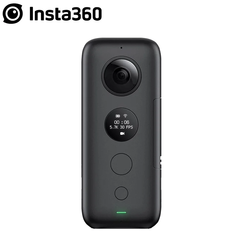 Инста360 ONE X 5,7K VR 360 Экшн-камера для iPhone и Android с зарядным устройством Insta Battery Charger, эффектом "Bullet Time", невидимой селфи-палкой.