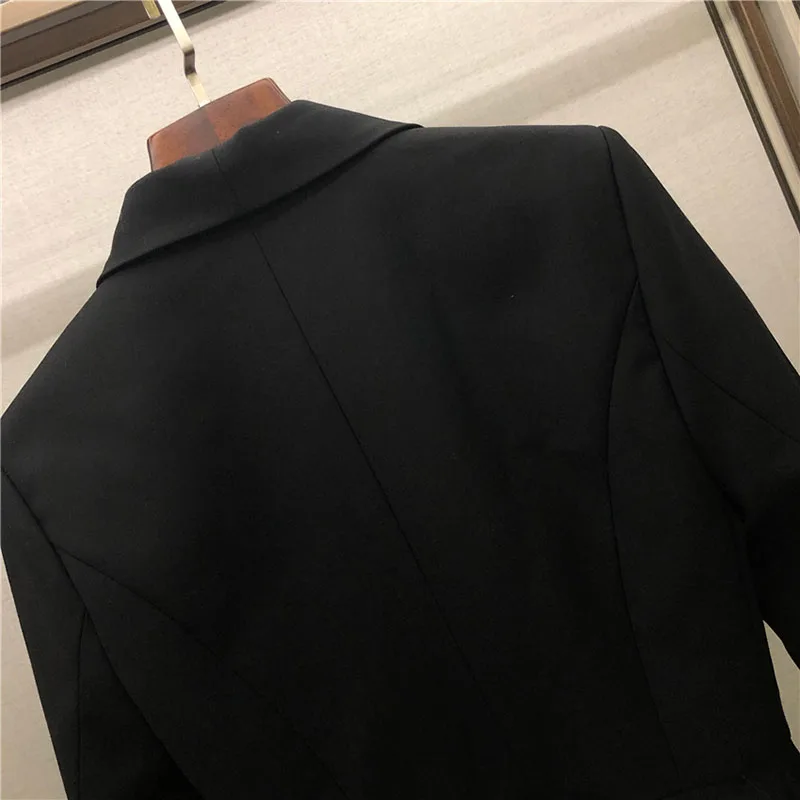 HIGH STREET новая мода 2019 дизайнерское подиумное платье для женщин с длинным рукавом