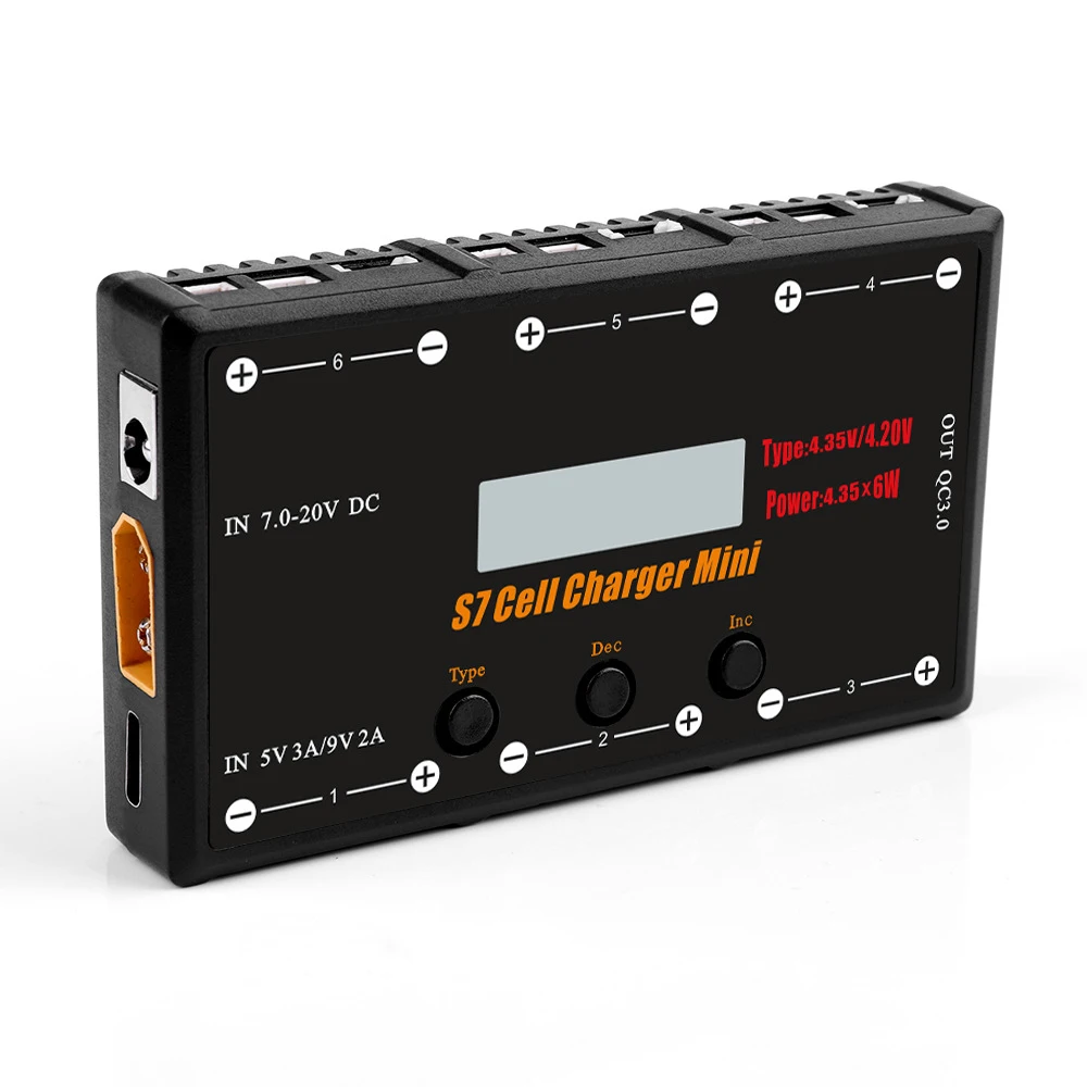 Зарядное устройство для аккумуляторов HTRC X6 LiHV 6 26 в пост. Тока каналов Micro MX MCPX JST