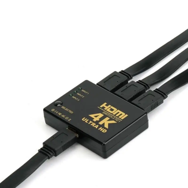 Разветвитель Кабеля 3-в-1 HD 1080P 3 входа 1 выход HDMI | Электроника