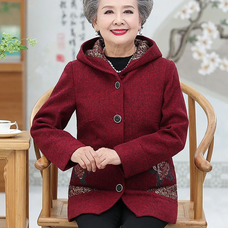 Новинка куртка для женщин среднего возраста Женская с добавлением хлопка