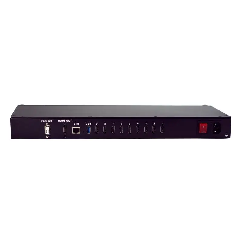 1U Standard Cabinet 9Channel HDMI 4K HD3531D Codec Live HEVC SDI H265 Encoder IPTV Video Audio SRT HTTP, RTSP, RTMP, UDP, ONV