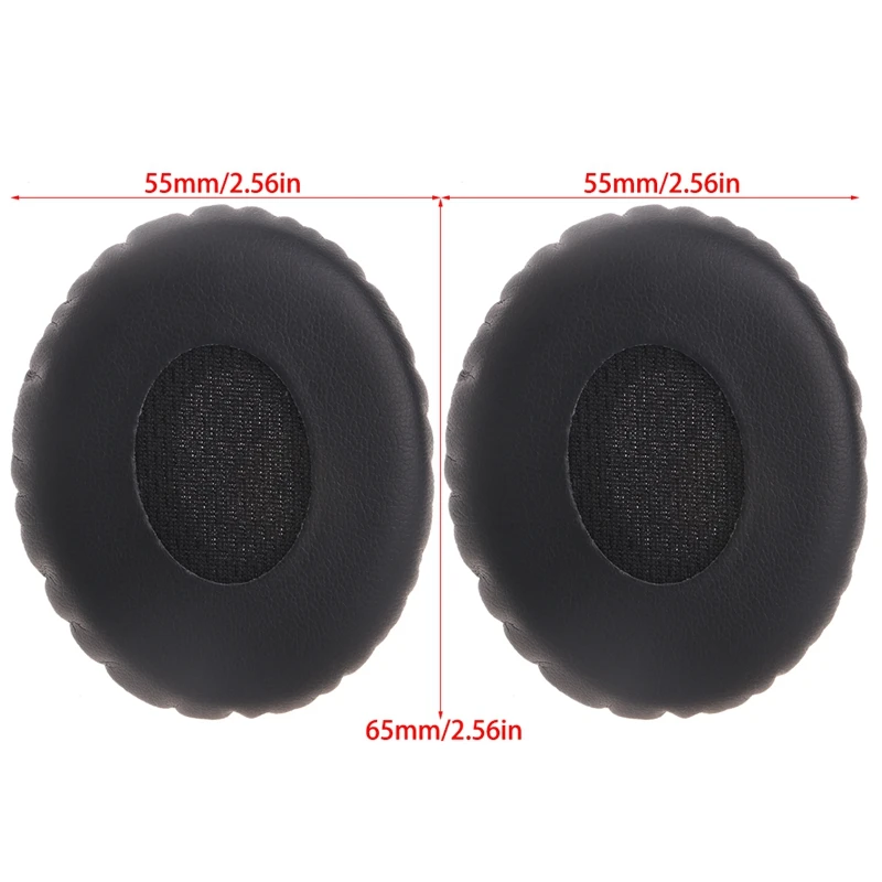 

1 Pair Replacement Faux Leather Ear Pads Cushions For OE2/OE2I Headphones P9YE
