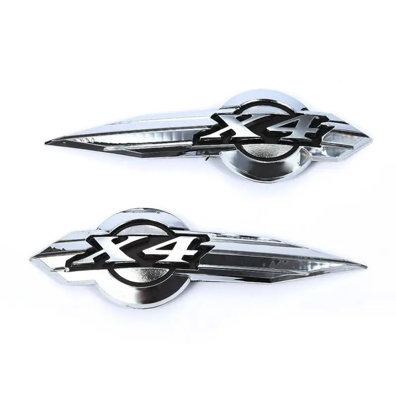 2 шт. мотоциклетная Наклейка 3D Хром топливный бак эмблема значок наклейка для Honda