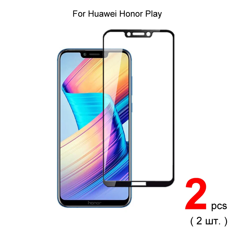2 шт. для Honor Play Стекло полное покрытие закаленное Экран Защитная Play|Защитные
