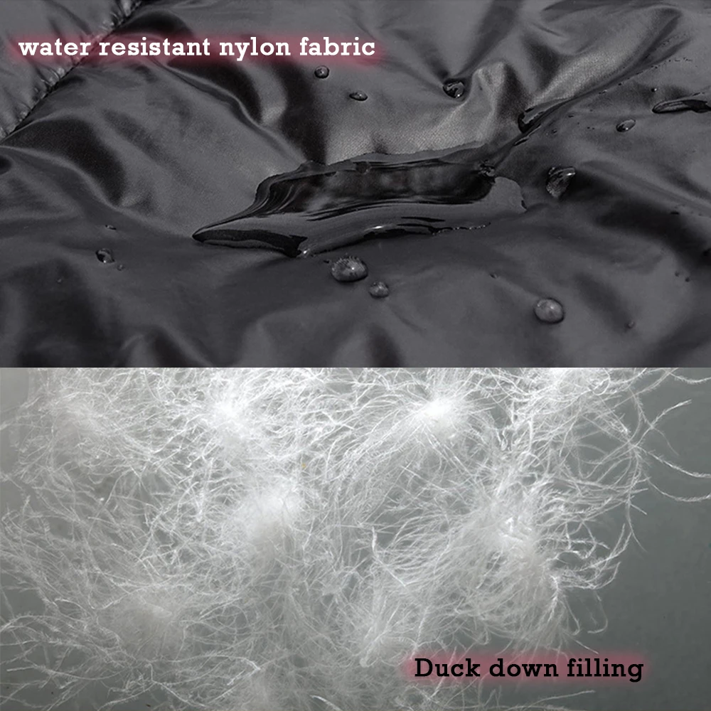 

2021 Winter Outdoor Double Duck Down Sleeping Bag Ultralight Compact Envelope Sleeping Bag Waterproof 2 Person Sleeping Bag