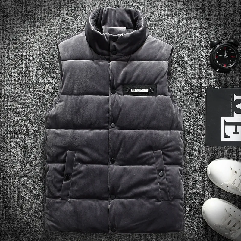 Жилет мужской повседневный флисовый утепленная армейская куртка без рукавов в