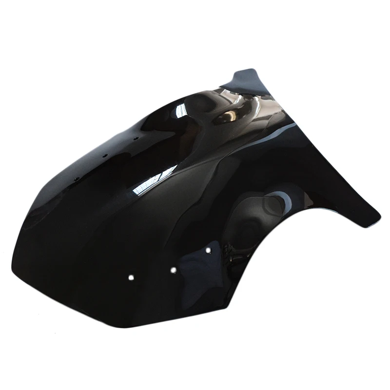 Ветровое стекло с двойными пузырьковыми дефлекторами черный для Kawasaki Ninja 1000 Sx