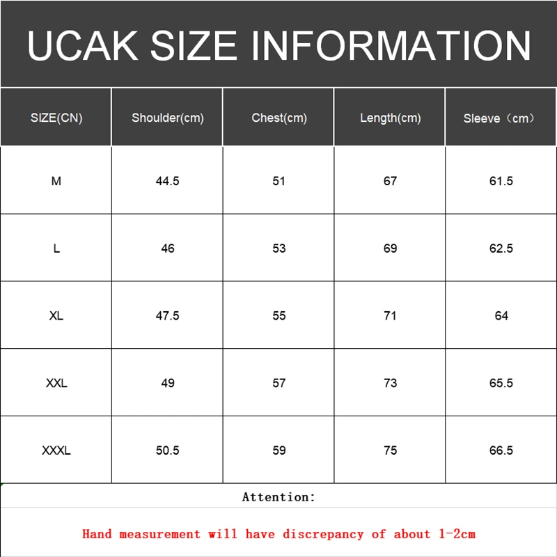 UCAK Brand 90% White Duck Down Down Jackets Suit Clothing Men New Classic Streetwear Turn-down Collar Feather Blazers U8029