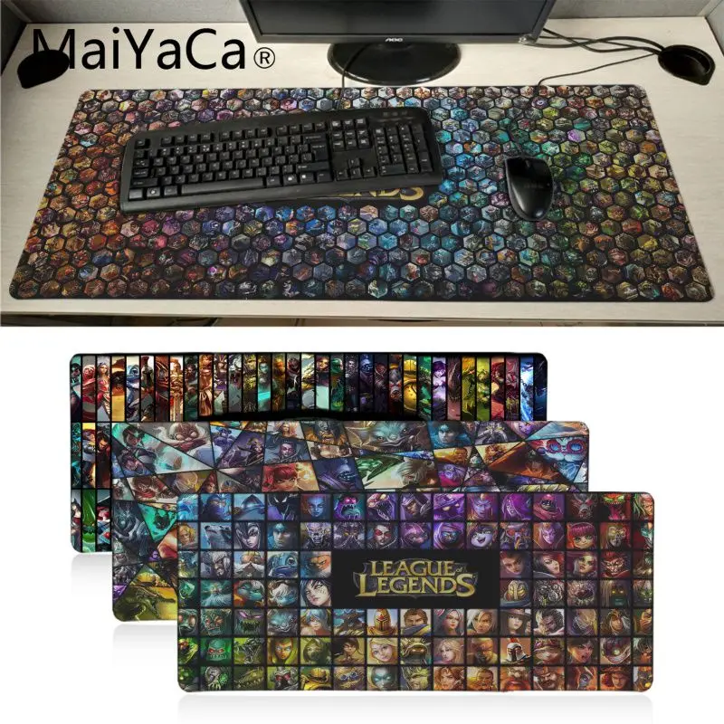 Maiyaca Высокое Качество Лига Легенд чемпионов офисные мыши игровой мягкий коврик