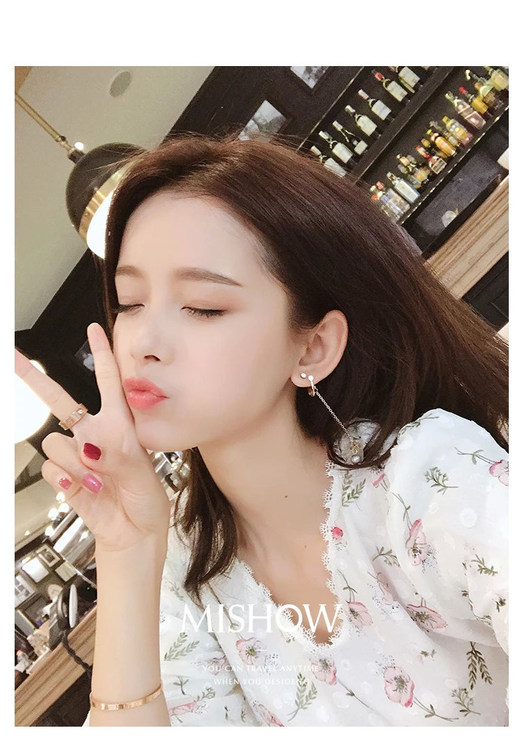 Mishow Нежно шифоновое платье с нежным рисунком MX18B1234