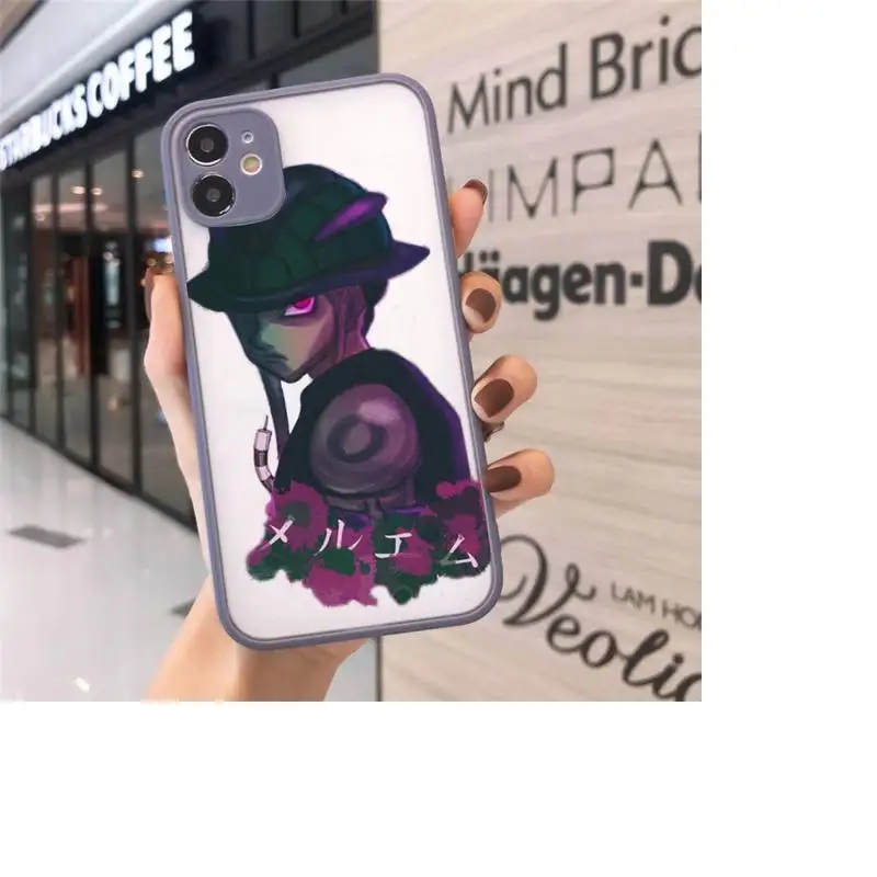 

Full-time Hunter Anime Phone Cases matte transparent For iphone 7 8 11 12 plus mini x xs xr pro max cover