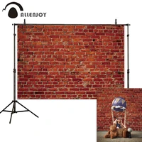 allenjoy photophone backdrop red brick wall rustic vintage architecture model background photocall photo studio shoot prop