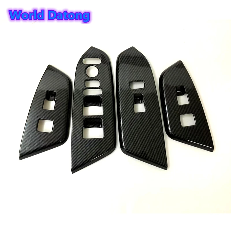 Панель управления переключателем интерьера из углеродного волокна для двери