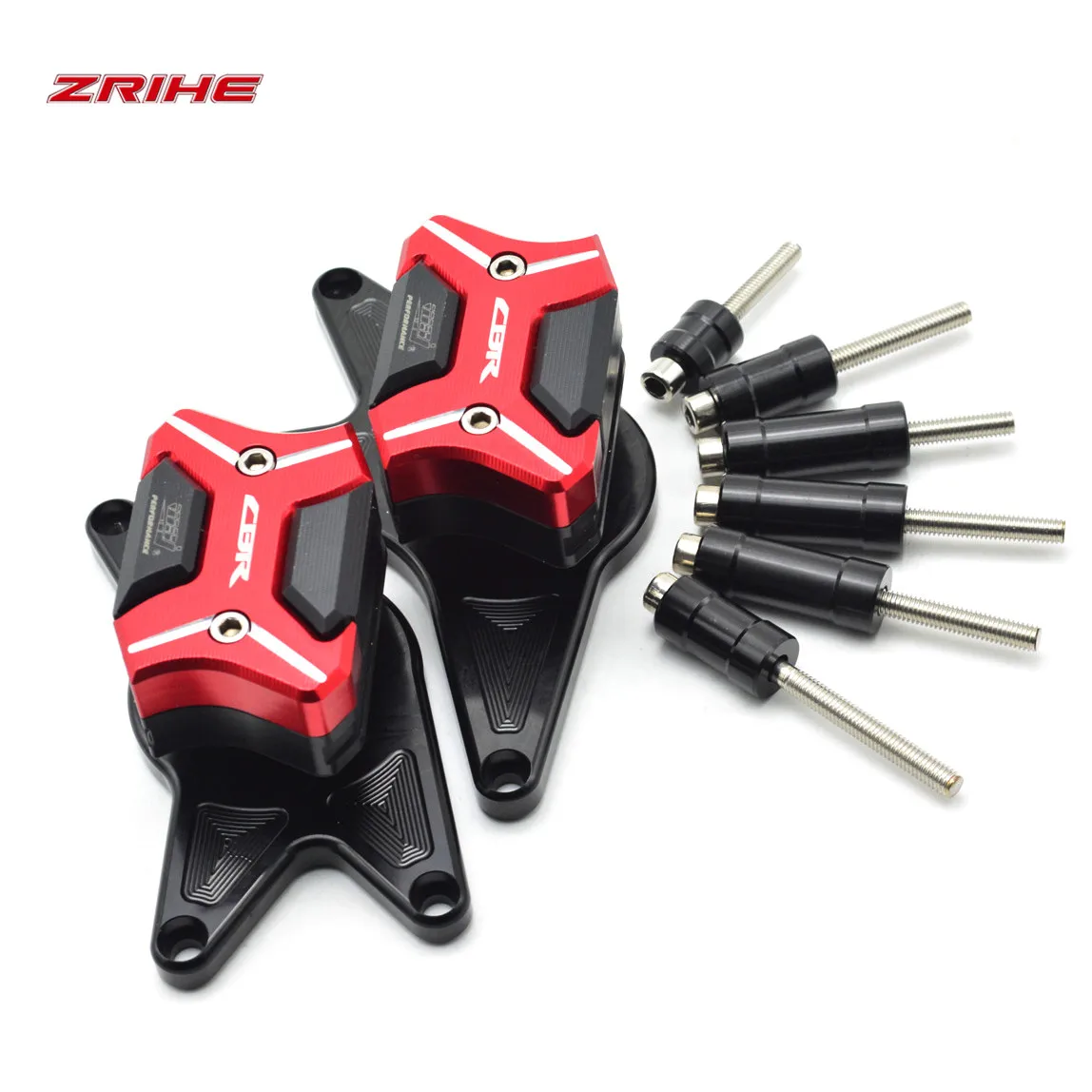 С логотипом CBR мотоциклетные cnc алюминиевые рамы аварийные колодки чехол для