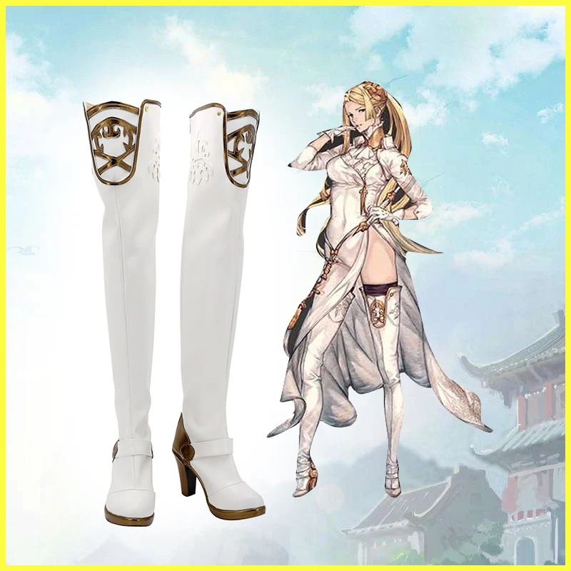 Обувь для косплея NieR:Automata Commander обувь из искусственной кожи на высоком каблуке