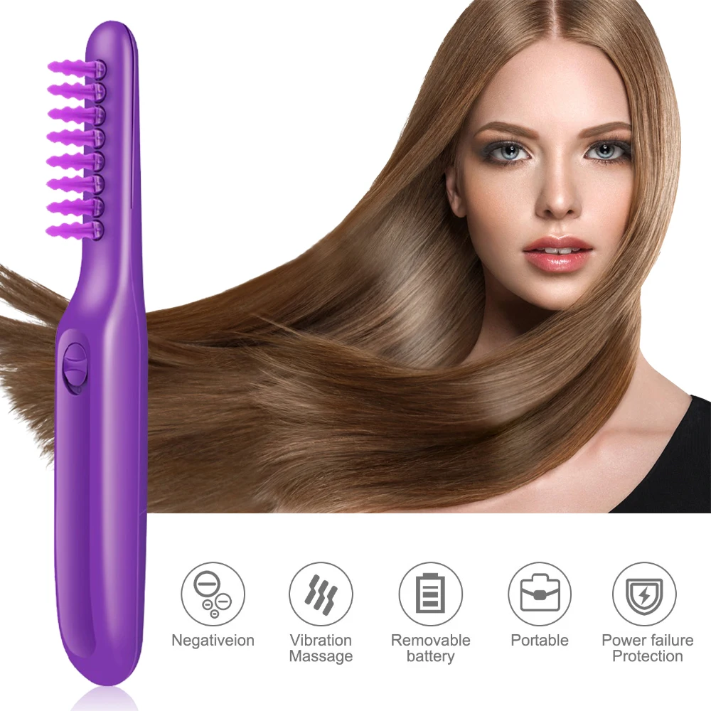 Электрическая массажная расческа для расчесывания волос инструмент укладки