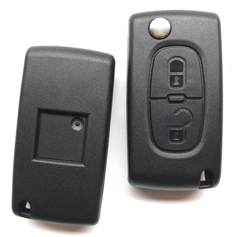 Чехол с 2 кнопками для дистанционного ключа Peugeot 308 307 407 107 Citroen C3 C5 C8 Xsara Picasso