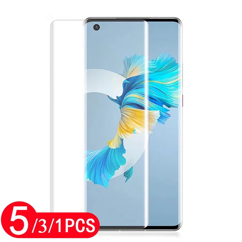 Защитное стекло 9D для huawei mate 40 pro plus RS 30 30E 20 lite 20X 5/3/1 шт. | Мобильные телефоны и