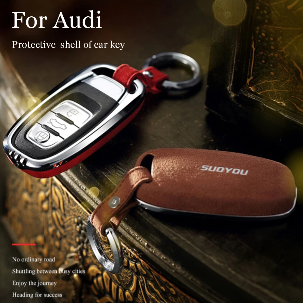 Чехлы для ключей автомобильной защиты чехол стайлинга автомобиля Audi A6L A4L B6 B7 B8 B9 S5