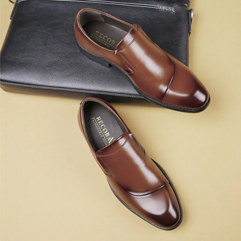 

Men's business shoes men's formal wear gentlemen's shoes Men's casual breathable shoes Men's wedding shoes men's office shoes