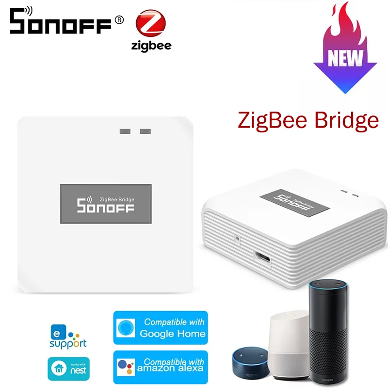 Таймерный переключатель SONOFF ZigBee Bridge дистанционное управление через приложение