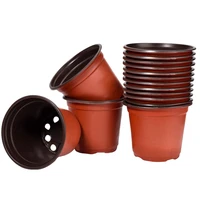 50 pcs 7 inch plastic flower seedlings nursery supplies planter potpots containers seed starting pots planting pots promotion