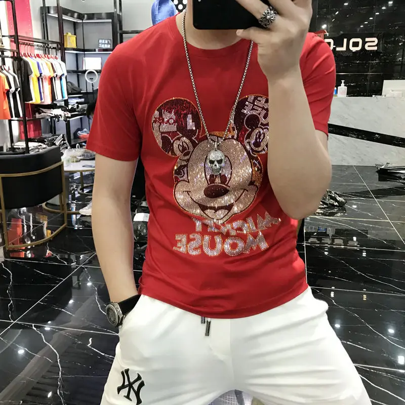 

Disney New Summer 2021 Men's Clothing Tops & Tees T-Shirts anime clothes harajuku harajuku shirt anime graphic t shirts