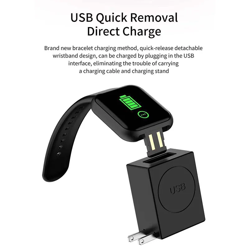 Новинка 2021 электронные смарт-часы D20 с Bluetooth 1 26 дюйма Usb быстрое удаление Прямая