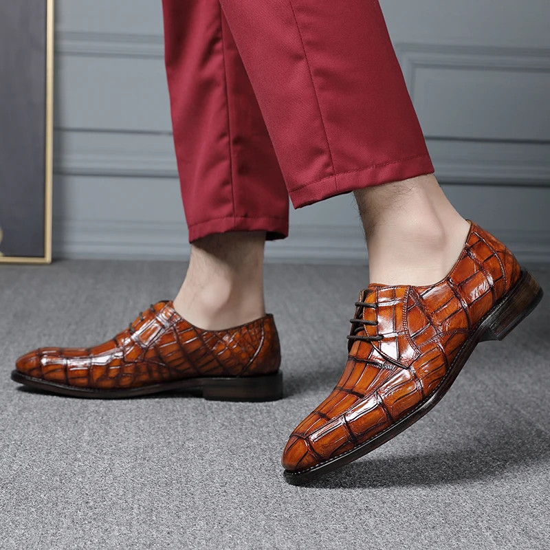 Рисунок 4 - Импортные крокодиловые Туфли-Дерби на животе