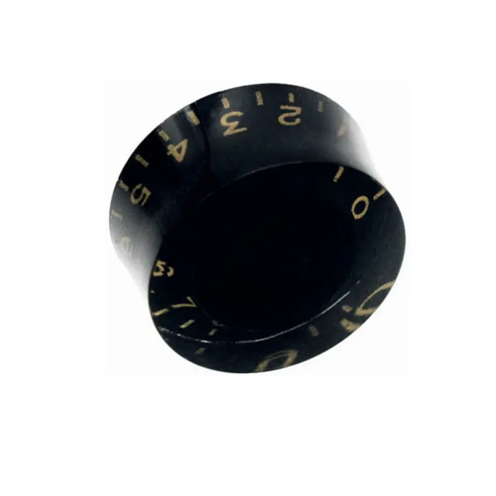 4 stücke gitarre volumen knöpfe top hut knöpfe geschwindigkeit volume tone pedal control knöpfe für e gitarre bass schwarz