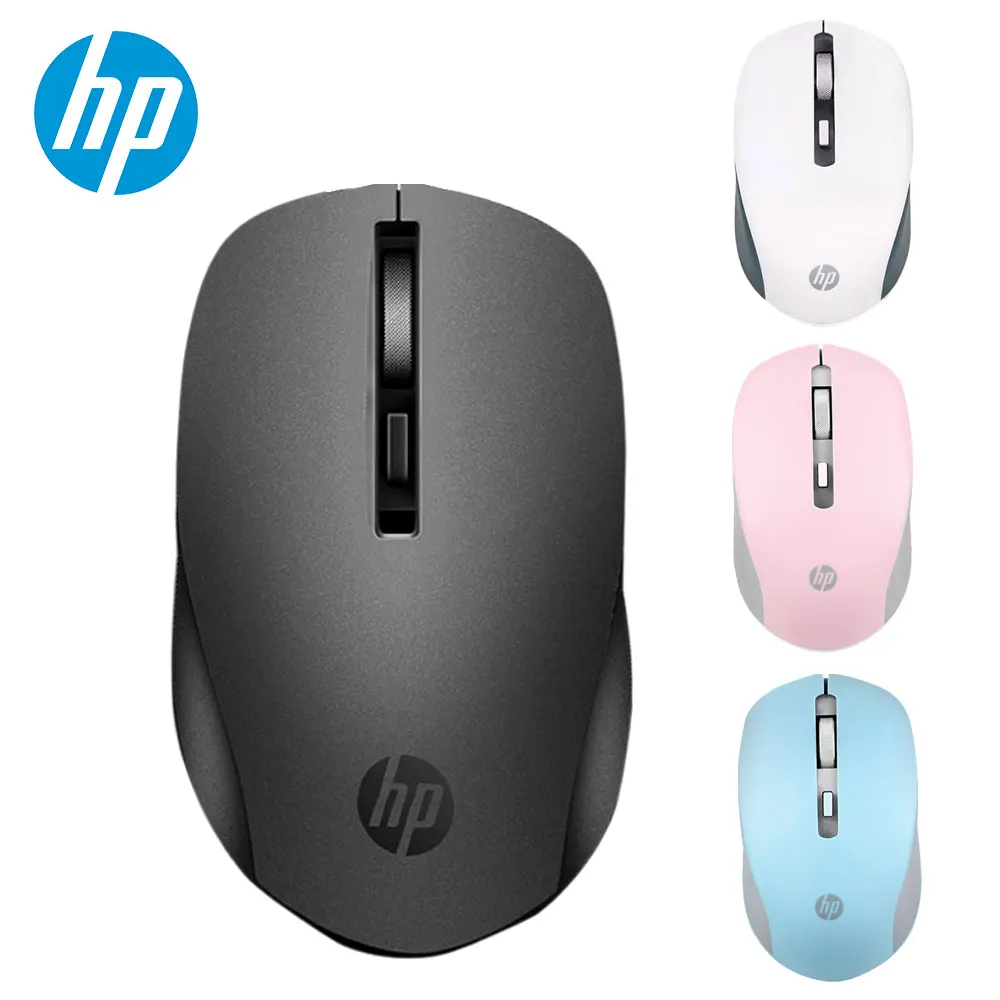 HP Бесшумная беспроводная мышь для офиса 1600 точек/дюйм 2 4G Mause USB оптическая