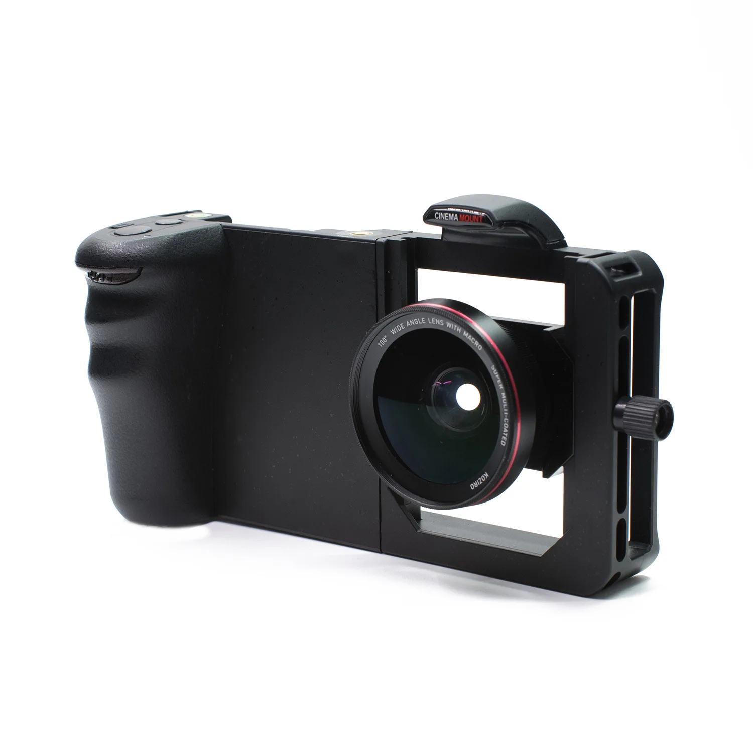 

Common Rabbit Cage Smartphone Camera Stabilizer Video Rig Filming Cage + Lens for Xiaomi iPhone Phone estabilizador de camera