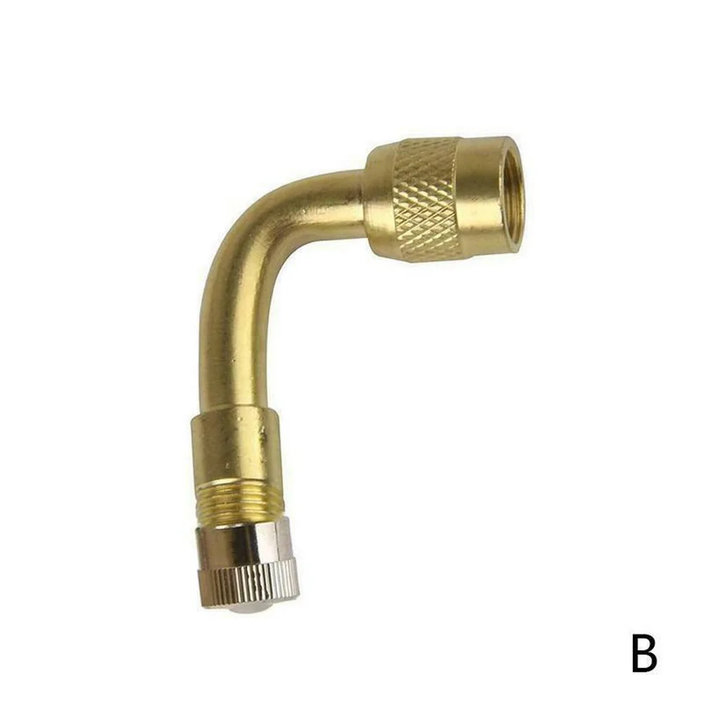 Латунный воздушный клапан расширения 45 градусов желтый адаптер автомобильный