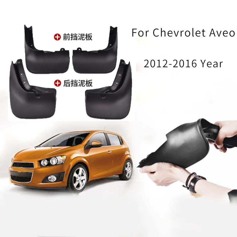 

For Chevrolet Aveo Sonic TM Barina Hatchback Front Rear Fender Mud Flaps Guard Splash Flap Mudguard Car Accessories