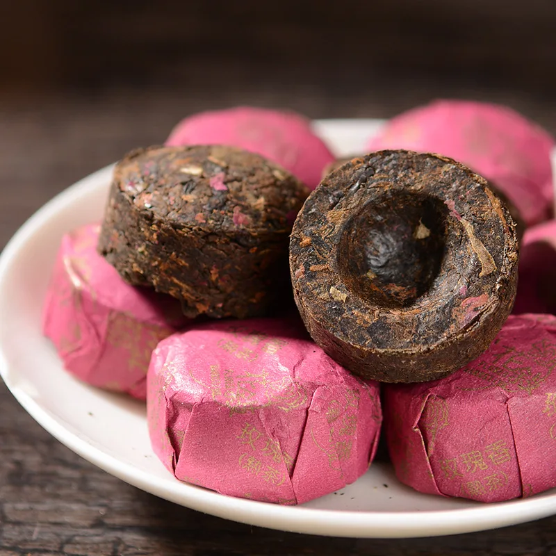 Мини-чай Yunnan Puɾr приготовленный чай маленький Tuo Tea 100 г красивый с мелким