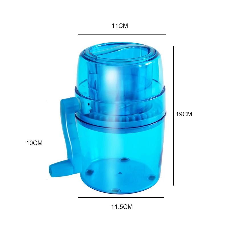 

Holaroom DIY Ice Slush Maker Manual Ice Crusher Mini Ice Breaker Ice Block Making Machine Practical Ice Cream Tools Portable