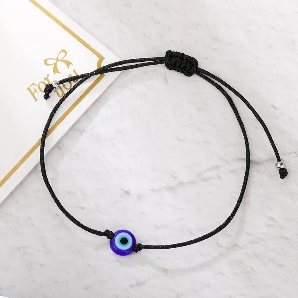 Браслеты ручной работы с изображением сглаза регулируемый браслет-гирлянда Kabbalah