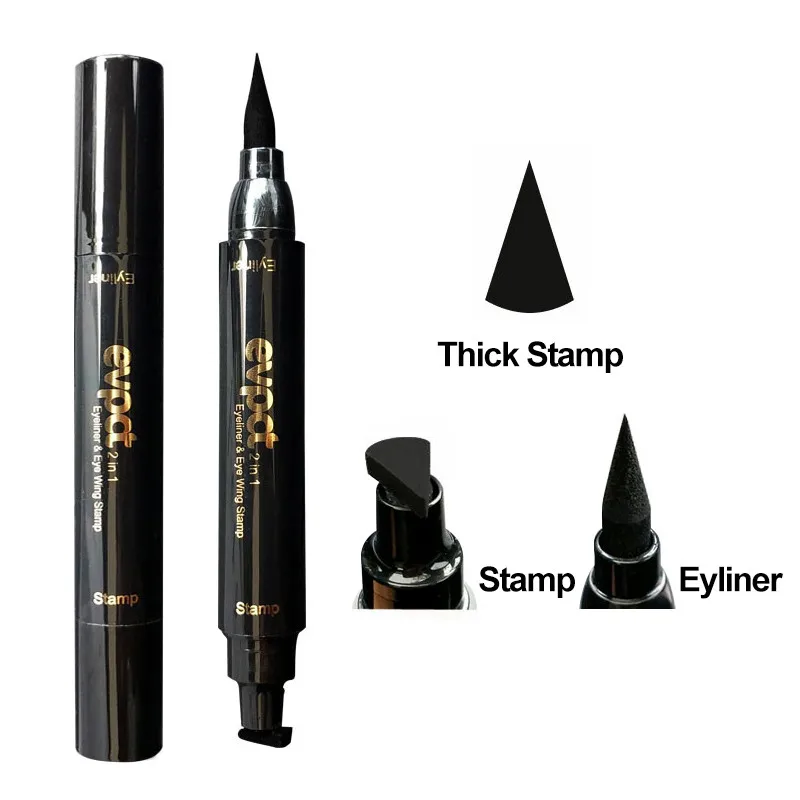 2 в 1 водостойкая матовая подводка для глаз быстросохнущая не Цветущая