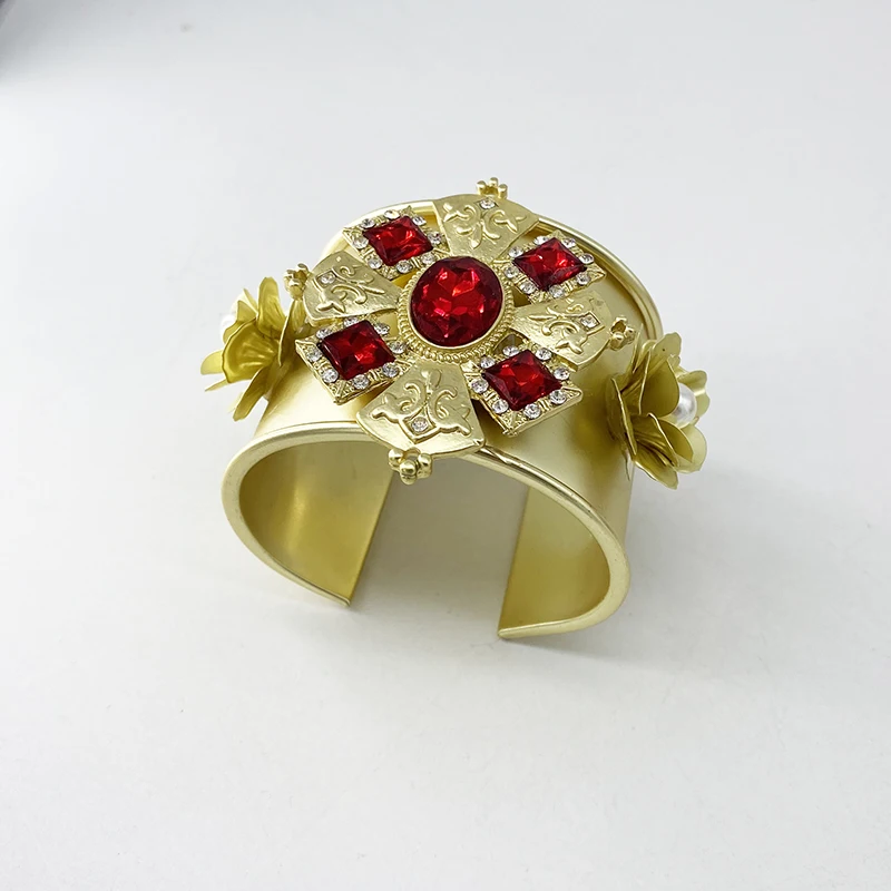 Барокко Стразы с украшением в виде кристаллов мужской браслет оптовая продажа по