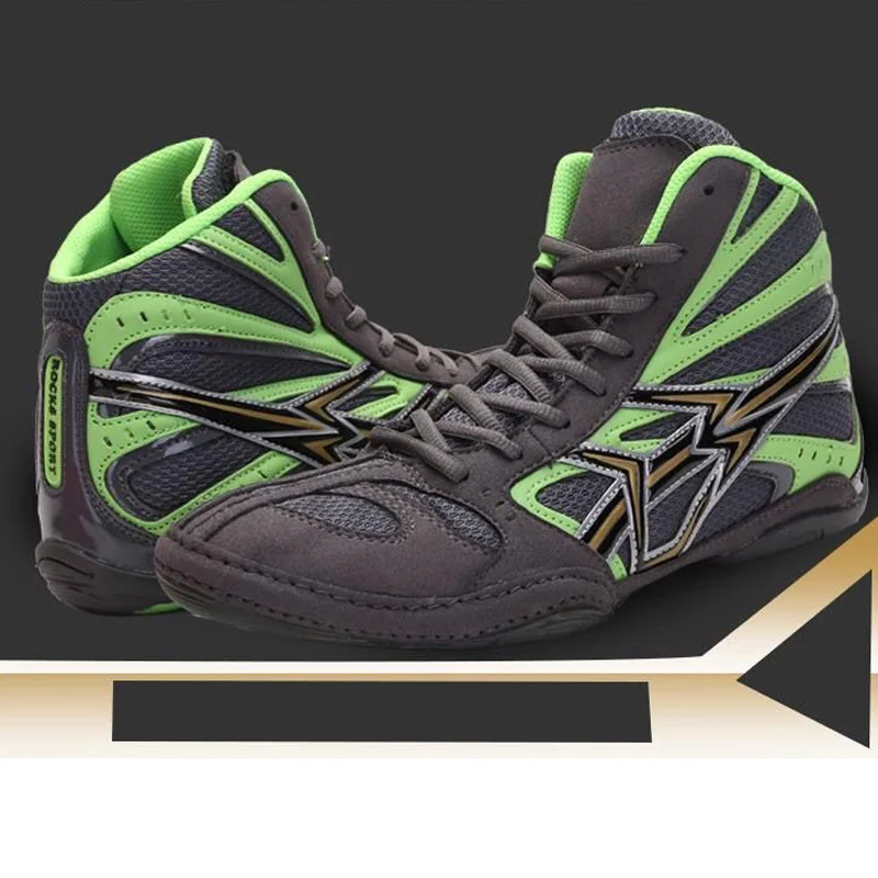 Новый профессиональный Для мужчин туфли для Реслинга Дышащая высокое качество