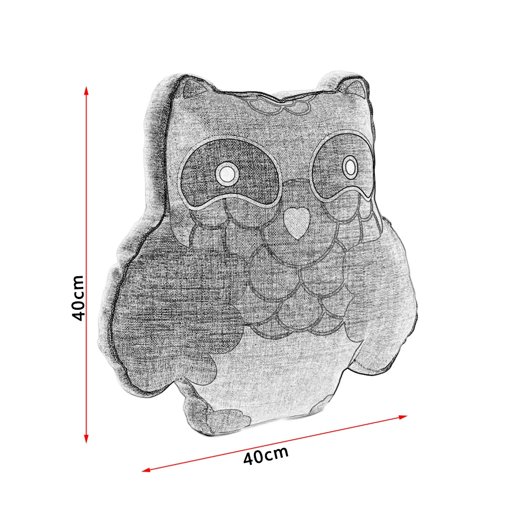 Мягкие из хлопка с мультяшным принтом диванную подушку автомобиля Подушка под