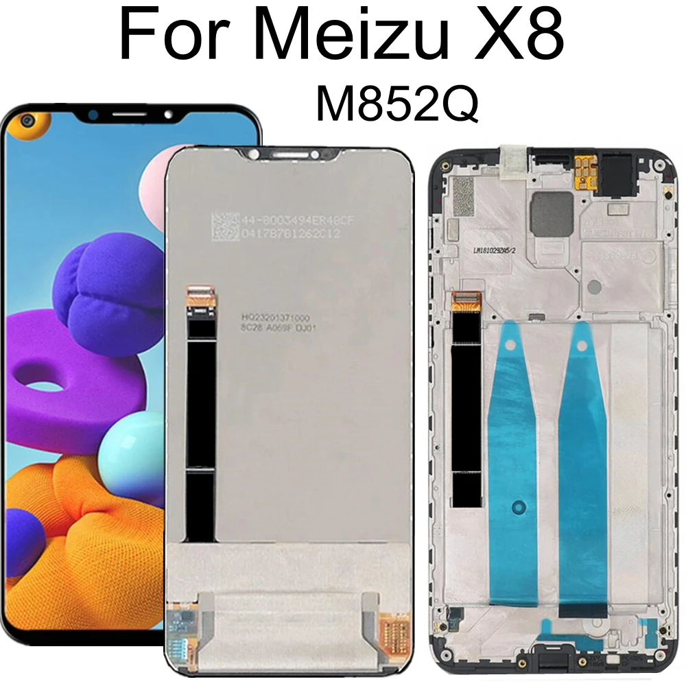 

6,2 "ЖК-дисплей для Meizu X8 M852Q, ЖК-дисплей, аксессуары для замены