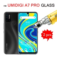 for umidigi a7 pro tempered glass protective film explosion proof lcd 9h 2 5d screen cover on umi a7 pro glass