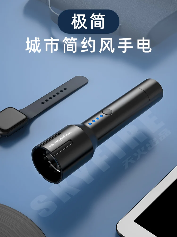 Online Linterna De Acampada Al Aire Libre, Luz De Seguridad De Largo Alcance, Usb, Linterna Potente, Banco De Energía, Zaklamp, Iluminación Portátil